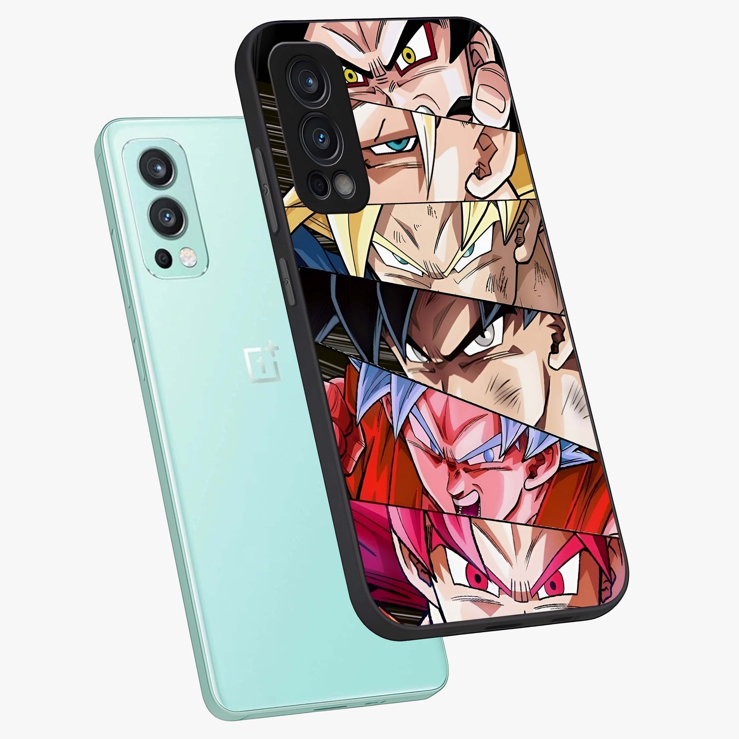 Anime Character Glass Case displayed in angled mockup highlighting colorful anime character illustration.