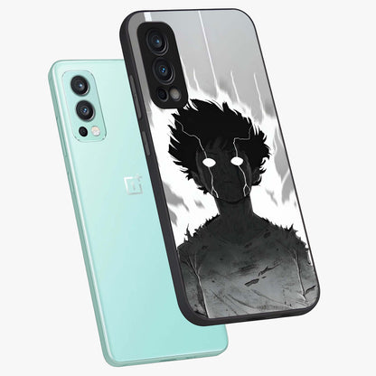 Awakened Inner Rage Glass Case displayed in angled mockup highlighting powerful graphic design and bold artistic theme.