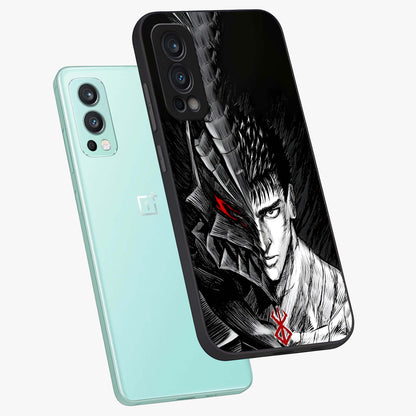 Berserker Blood Oath Glass Case displayed in angled mockup highlighting dark fantasy graphic design and powerful theme.