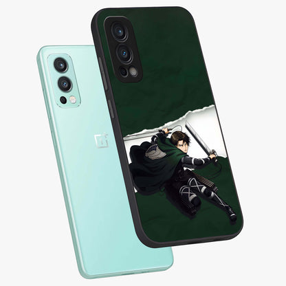 Emerald War Vanguard Glass Case displayed in angled mockup highlighting intense battle inspired design with emerald tone aesthetic.