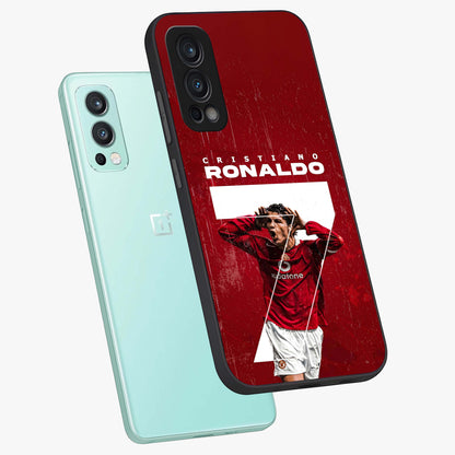 Goal Celebration Legacy Glass Case displayed in angled mockup highlighting energetic sports celebration design with bold athletic theme.