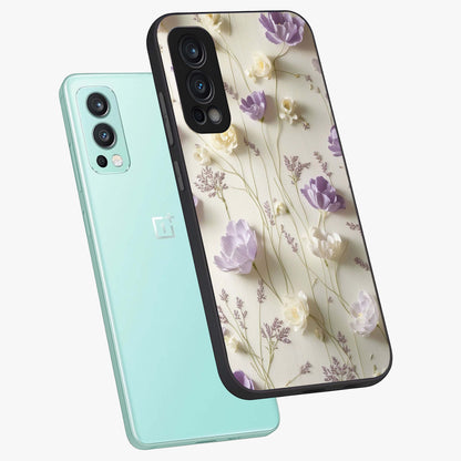Lilac Breeze Harmony Glass Case displayed in angled mockup highlighting calm lilac breeze design with soothing aesthetic style.