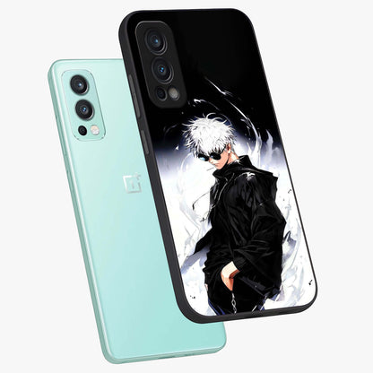 Limitless Shadow King Glass Case displayed in angled mockup highlighting dramatic dark hero design with intense aesthetic.