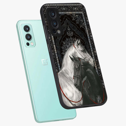 Majestic Ride Legacy Glass Case displayed in angled mockup highlighting sleek vehicle design with bold racing aesthetic.