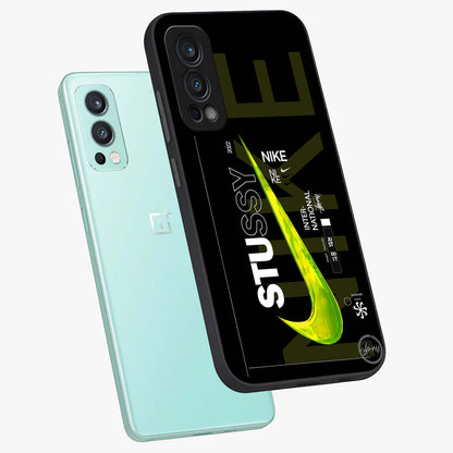 Neon Street Edition Glass Case displayed in angled mockup highlighting vibrant urban design with bold street aesthetic.