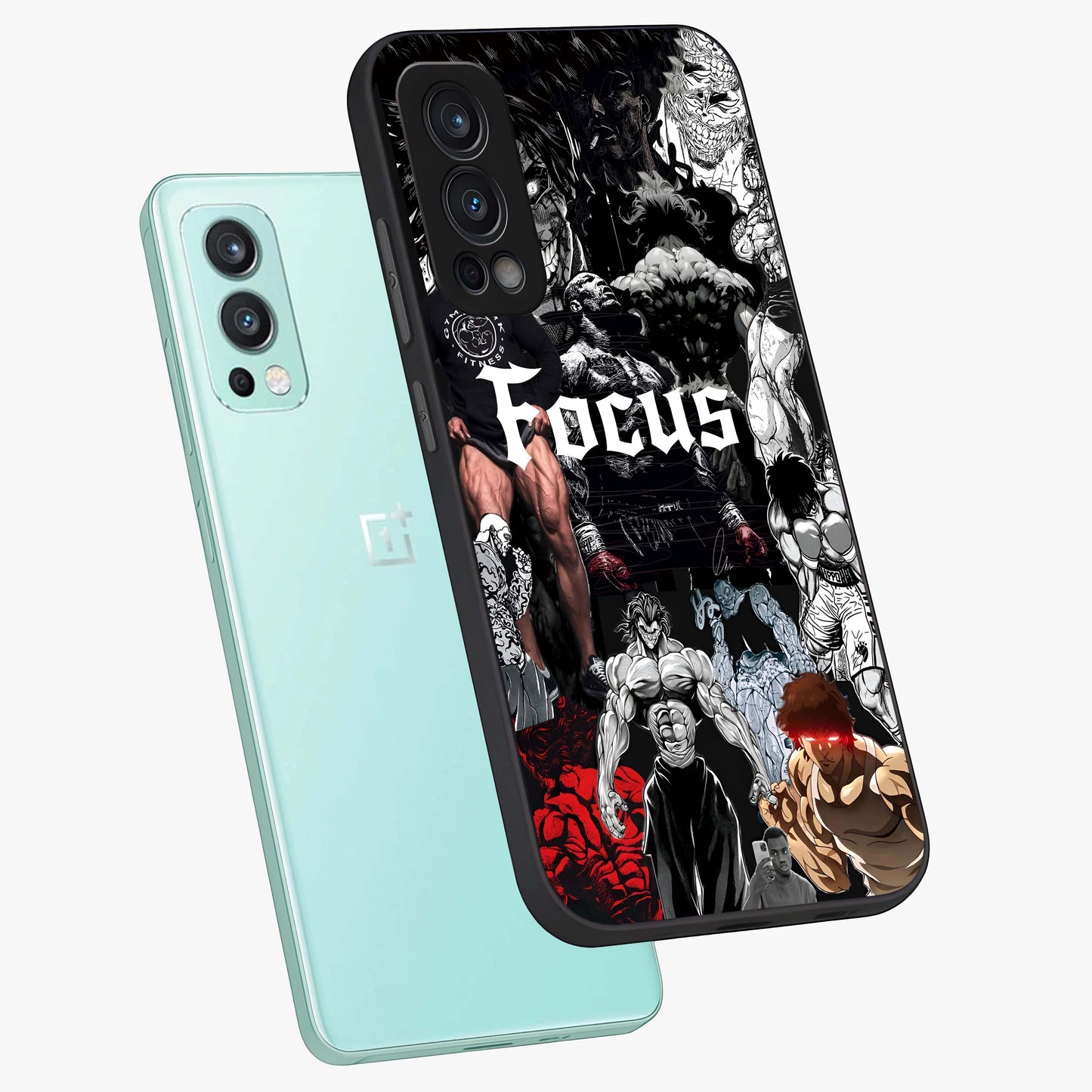 Relentless Power Focus Glass Case displayed in angled mockup highlighting bold statement design with modern aesthetic style.