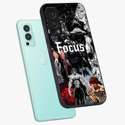 Relentless Power Focus Glass Case displayed in angled mockup highlighting bold statement design with modern aesthetic style.