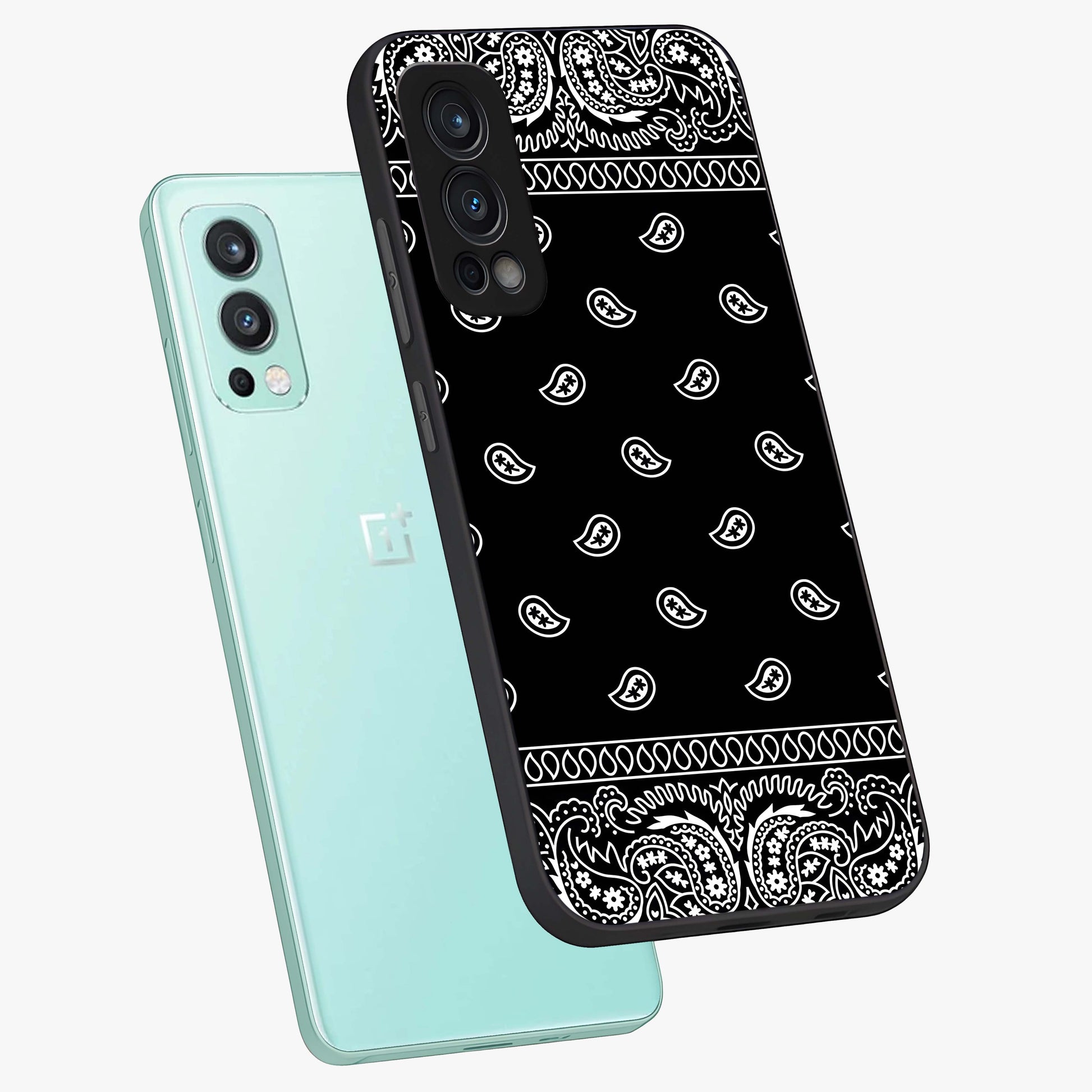Retro Rebel Threads Glass Case displayed in angled mockup highlighting retro inspired graphic design with rebellious aesthetic.