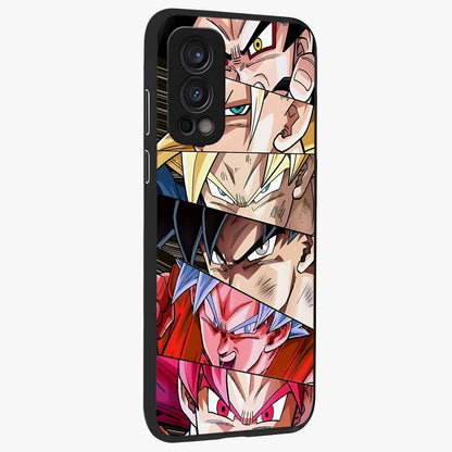 Anime Character Glass Case upright view showcasing expressive anime artwork with bold graphic style.