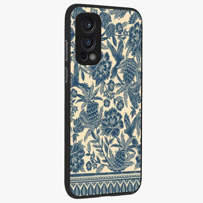 Heirloom Wild Bloom Glass Case upright view showcasing delicate wildflower artwork with timeless floral theme.