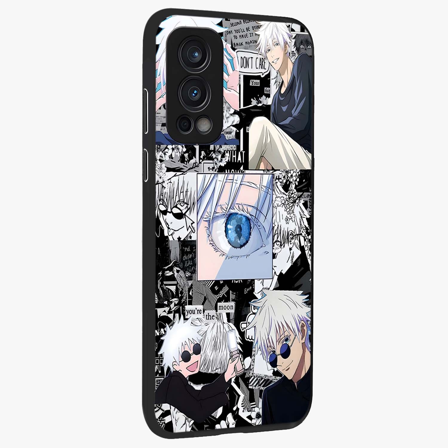 Infinity Sorcerer Chaos Glass Case upright view showcasing dramatic sorcerer artwork with chaotic mystical theme.