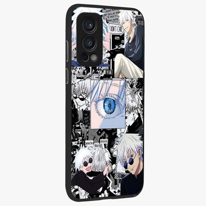 Infinity Sorcerer Chaos Glass Case upright view showcasing dramatic sorcerer artwork with chaotic mystical theme.