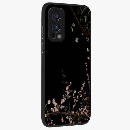 Petal Moon Light With Custom Name Glass Case upright view showcasing elegant floral moon artwork with personalized aesthetic.