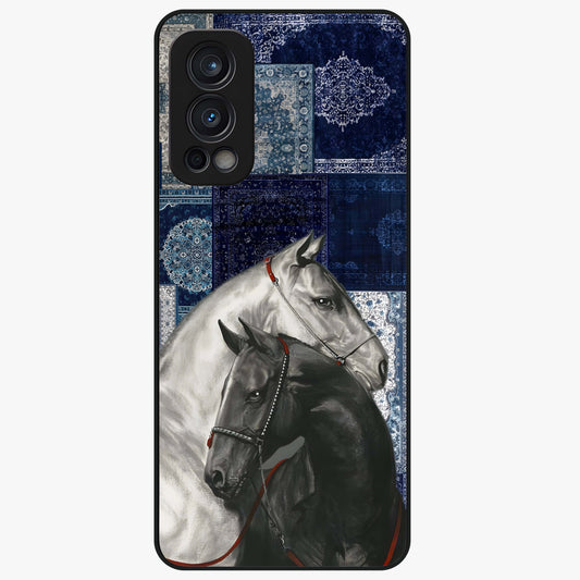 Midnight Kiss Marks Glass Case showing flat back view with lipstick kiss mark artwork and glossy glass finish.