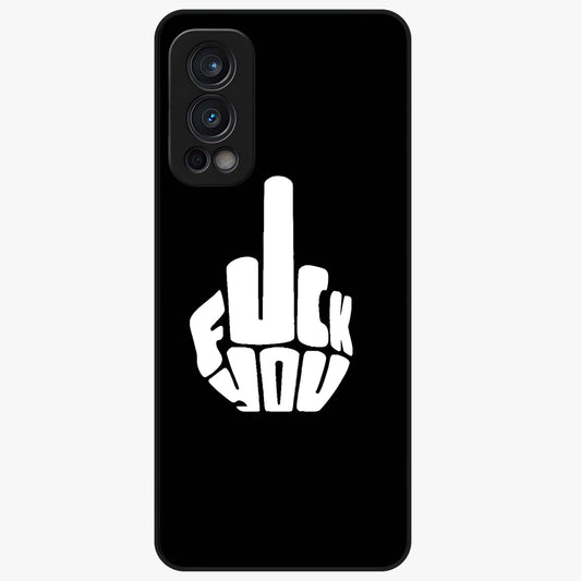 Rebel Mode On Glass Case showing flat back view with bold rebellious typography artwork and glossy glass finish.