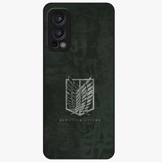 Wings Of Freedom Glass Case showing flat back view with symbolic wings artwork and glossy glass finish.
