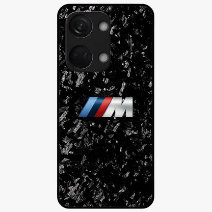 Carbon Speed Mark Glass Case for 1+Nord 3 bold front view featuring carbon fiber texture and racing inspired design