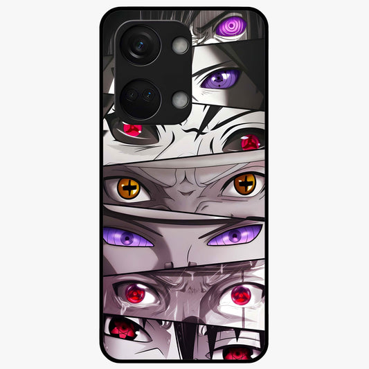 Eyes of Destiny Glass Case for 1+Nord 3 bold front view featuring mystical eye inspired artwork