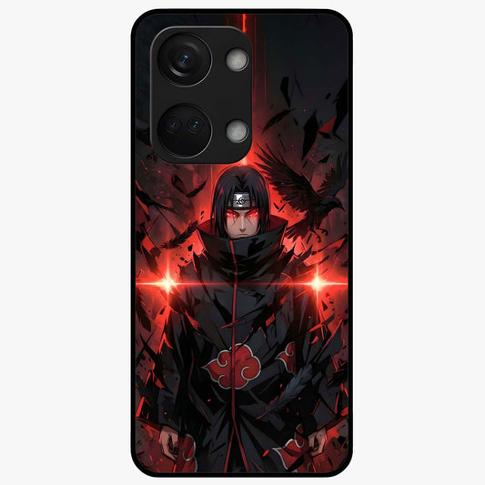 Focused Blade Discipline Glass Case for 1+Nord 3 bold front view featuring sharp blade inspired artistic artwork