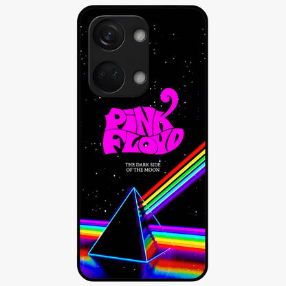 Galactic Light Frequency Glass Case for 1+Nord 3 futuristic front view featuring abstract light wave artwork