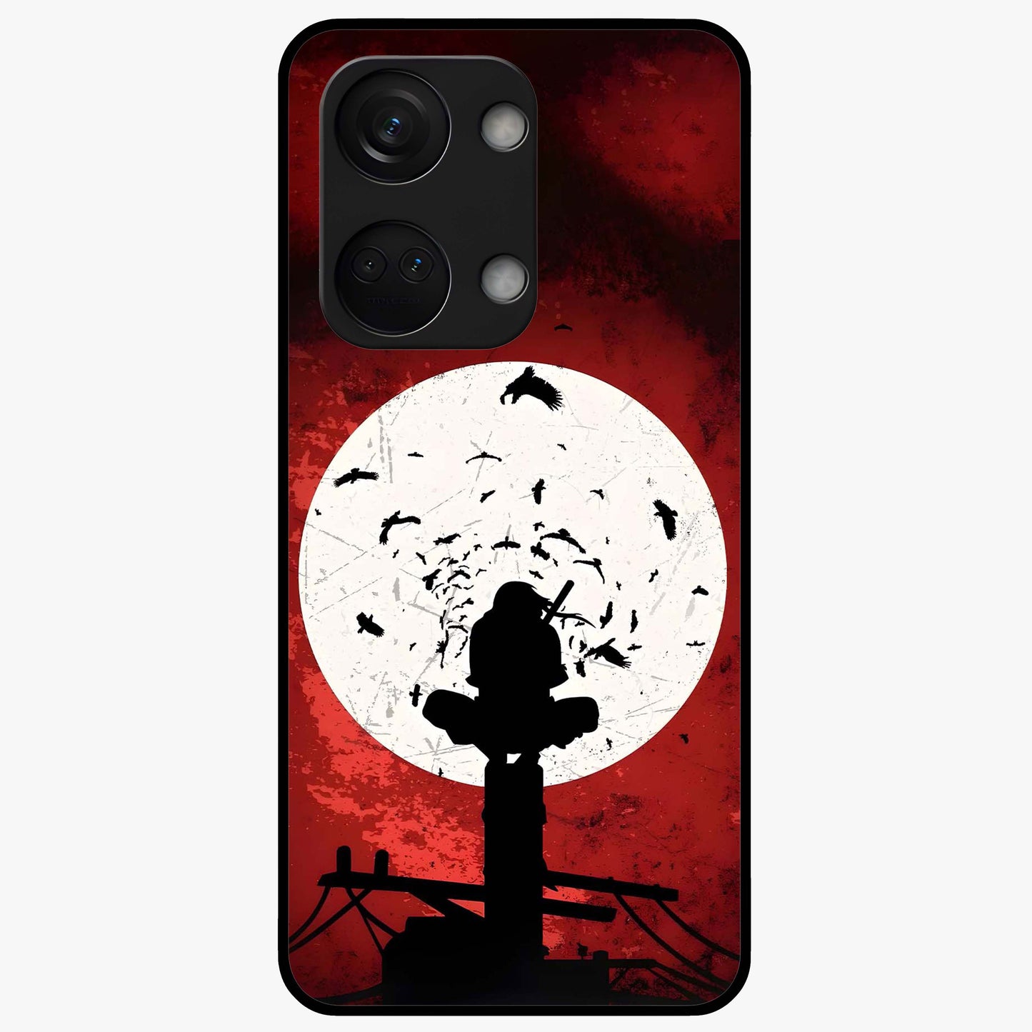 It Comes in Waves Quote Glass Case for 1+Nord 3 showing full back design in clean flat view with inspirational quote artwork and glossy glass finish.