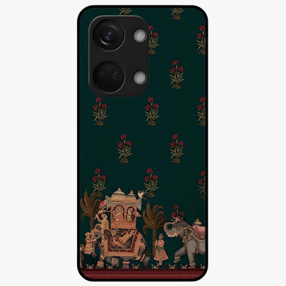 Macmerise Glass Case for 1+Nord 3 stylish front view featuring bold modern artistic artwork