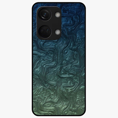 Marble Dream Blur Glass Case for 1+Nord 3 elegant front view featuring soft marble texture with dreamy blur effect