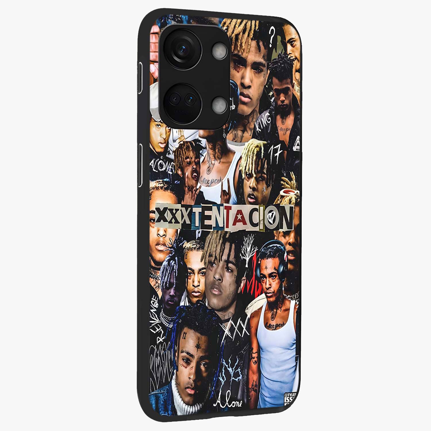 Broken Fame Diaries Glass Case for 1+Nord 3 side perspective highlighting dramatic detailing and premium texture