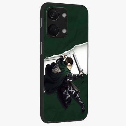 Emerald War Vanguard Glass Case for 1+Nord 3 side perspective highlighting dramatic textures and premium edges