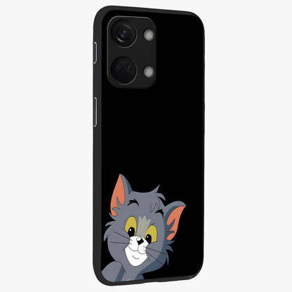 Forever Chasing Love Tom Glass Case for 1+Nord 3 side perspective highlighting expressive illustration and premium edges