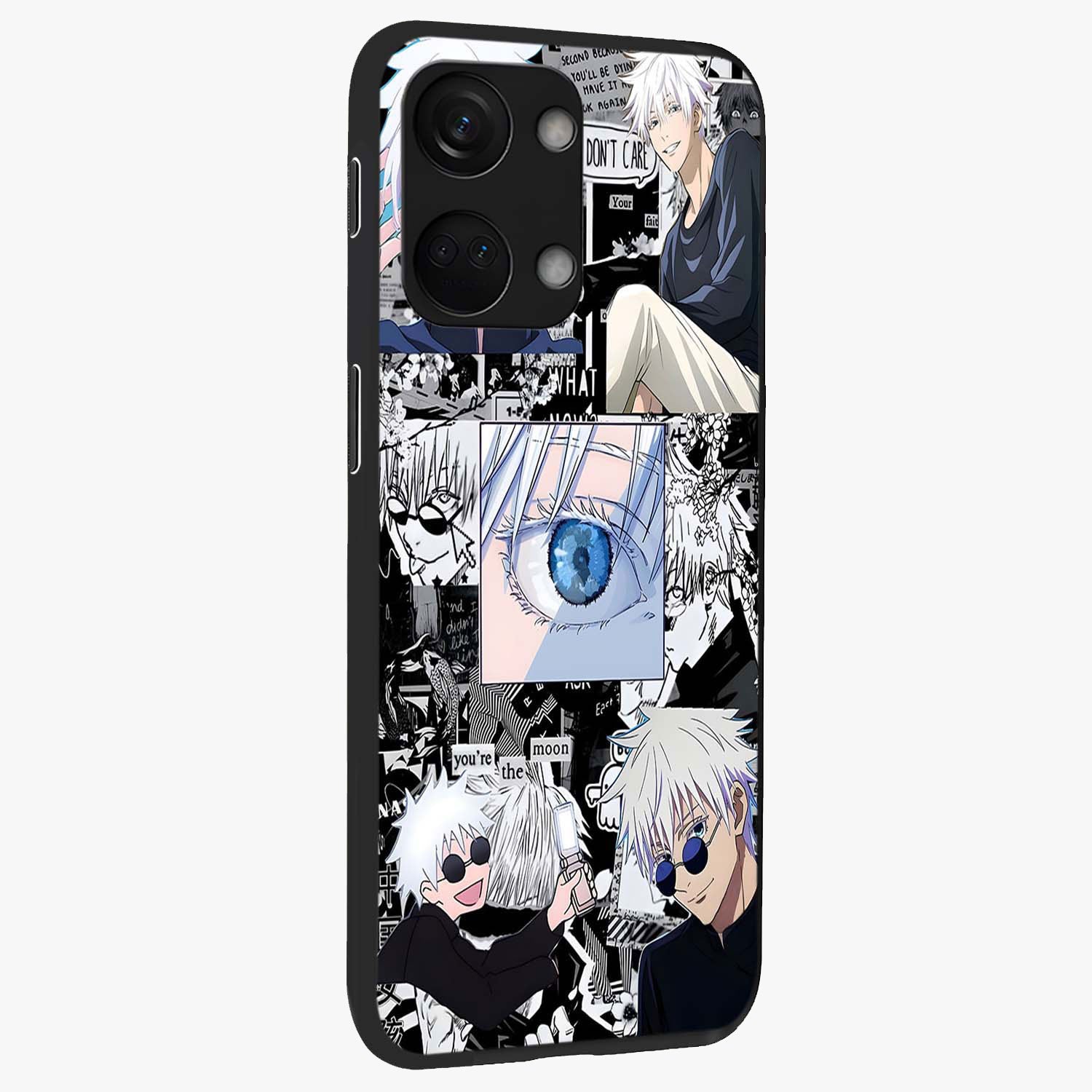 Infinity Sorcerer Chaos Glass Case for 1+Nord 3 displayed upright for dramatic fantasy visibility and premium finish.