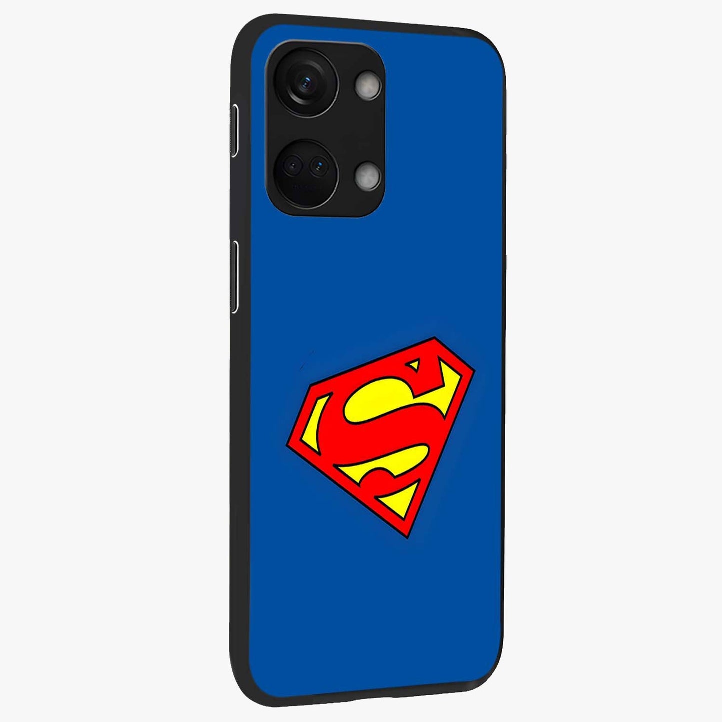 Legendary Hero Emblem Glass Case for 1+Nord 3 side perspective highlighting sharp emblem textures and premium edges