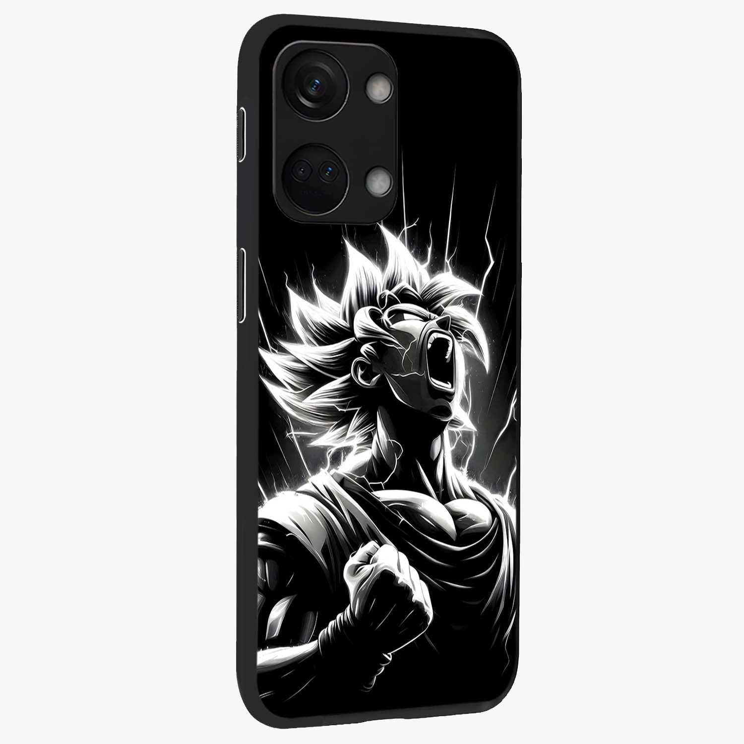 Limitless Power Unleashed Glass Case for 1+Nord 3 side perspective highlighting strong textures and sleek premium build