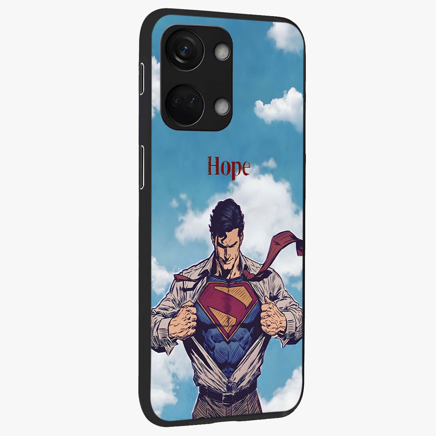 Symbol of Hope Glass Case for 1+Nord 3 side perspective highlighting clean textures and premium edges