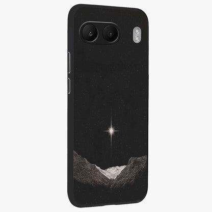 Cosmic Dream Night Glass Case for 1+Nord 4 side perspective highlighting vibrant star detailing and premium build
