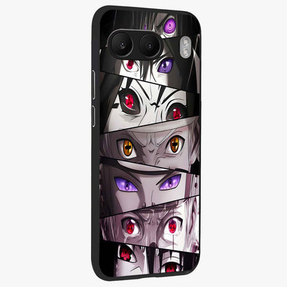 Eyes of Destiny Glass Case for 1+Nord 4 side perspective highlighting dramatic textures and sleek premium edges