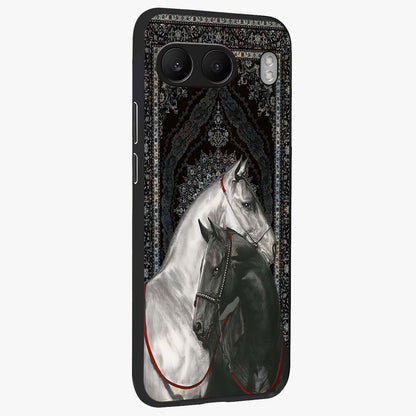 Majestic Ride Legacy Glass Case for 1+Nord 4 side perspective highlighting sleek motion textures and smooth build