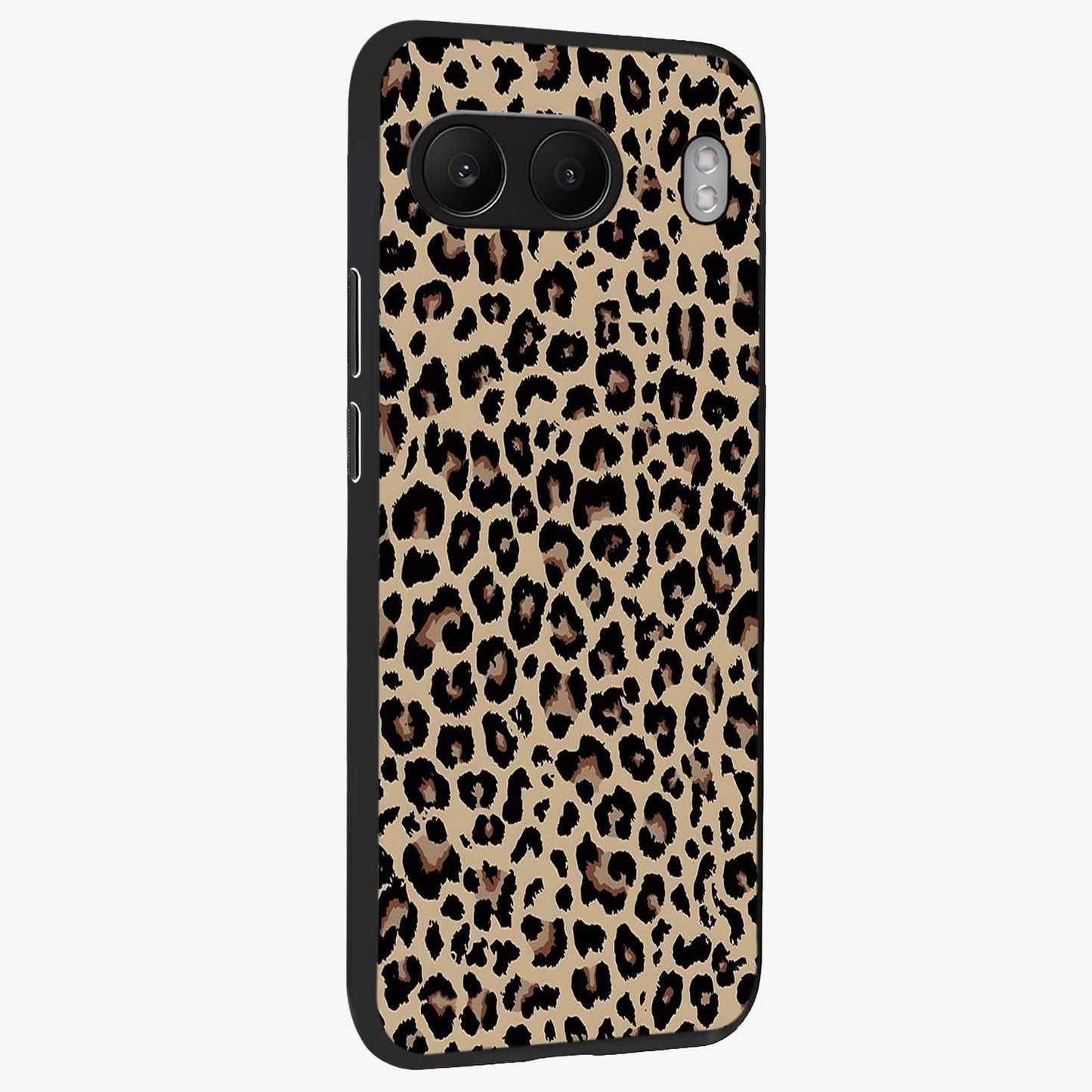Savage Chic Pattern Glass Case for 1+Nord 4 side perspective highlighting clean textures and premium edges
