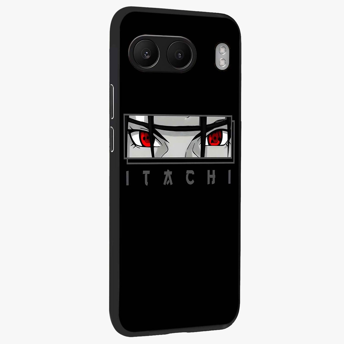 Scarlet Gaze Dominance Glass Case for 1+Nord 4 side perspective highlighting powerful detailing and smooth build