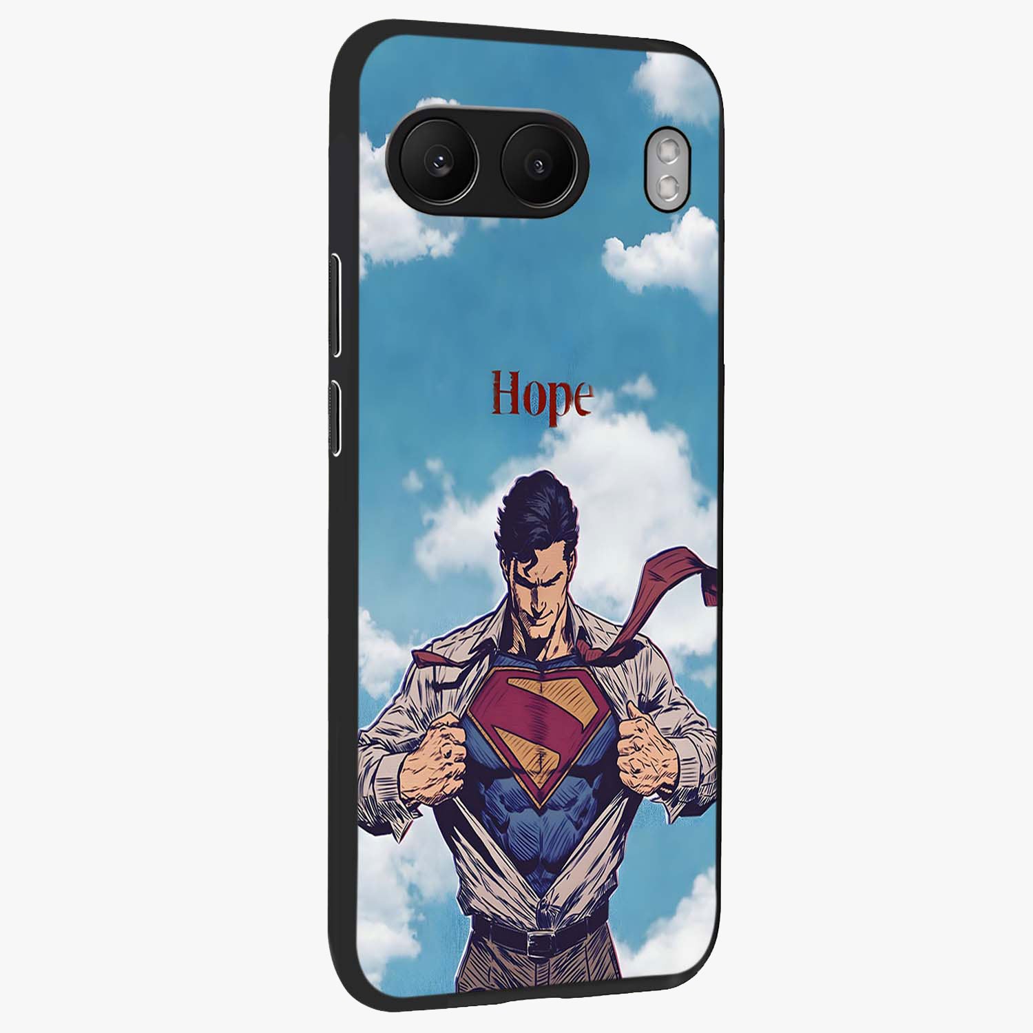 Symbol of Hope Glass Case for 1+Nord 4 side perspective highlighting clean textures and premium edges