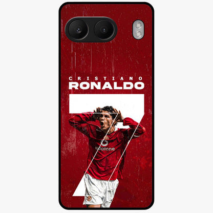 Goal Celebration Legacy Glass Case for 1+Nord 4 energetic front view featuring sports inspired celebration artwork