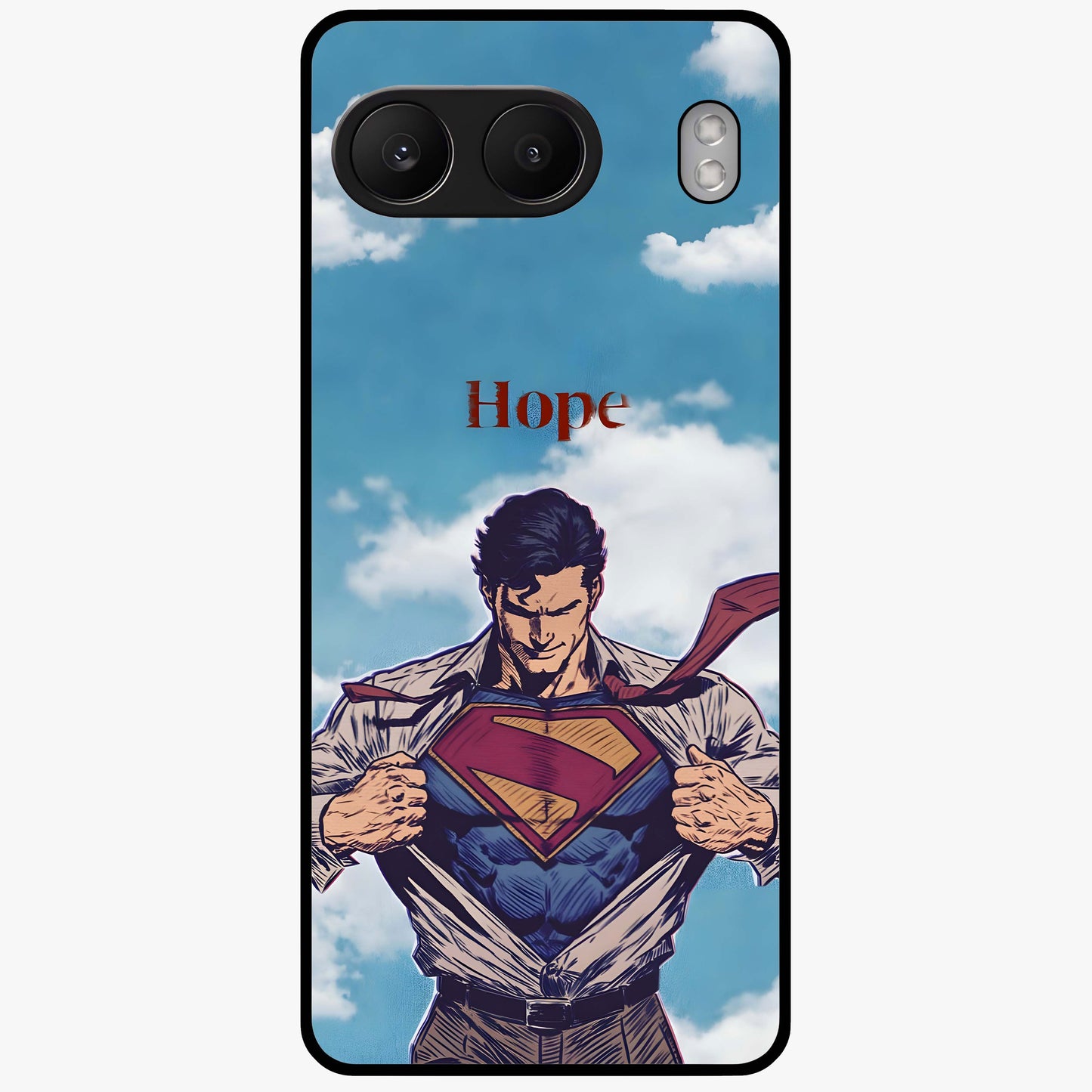 Symbol of Hope Glass Case for 1+Nord 4 meaningful front view featuring inspirational symbolic artwork