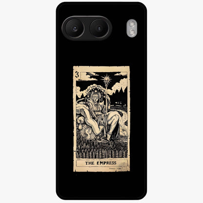 The Empress Glass Case for 1+Nord 4 regal front view featuring royal inspired artistic artwork