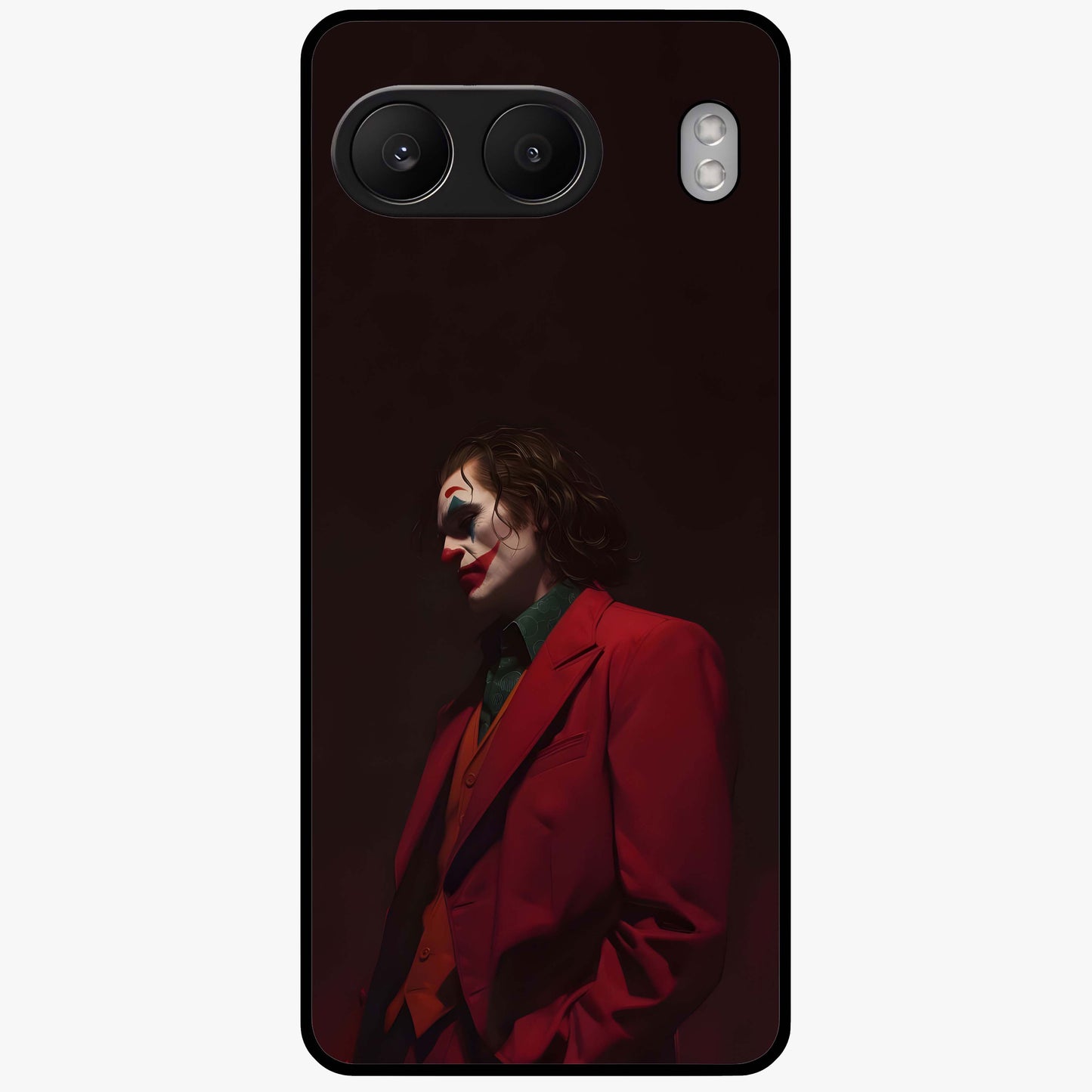 Tragic Chaos King Glass Case for 1+Nord 4 dramatic front view featuring intense dark themed artwork