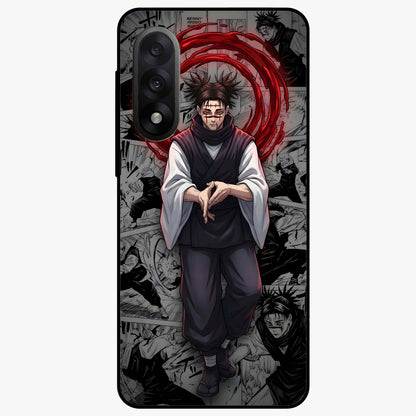 Cursed Ritual Ascension Glass Case for 1+Nord 5 dramatic front view featuring dark ritual inspired artwork