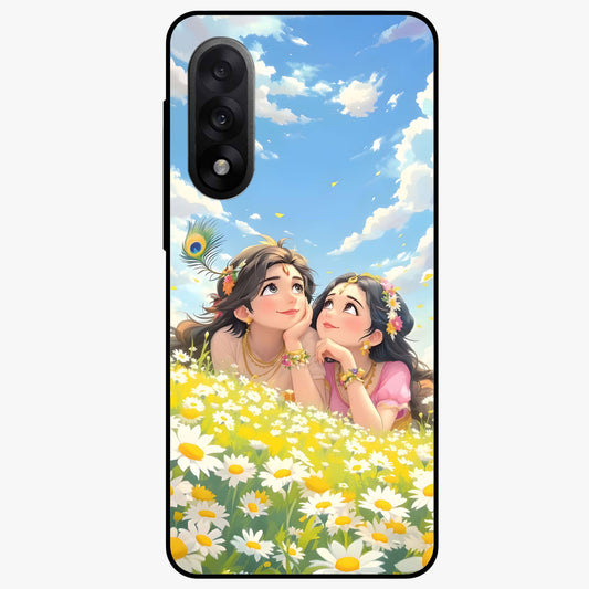Daisy Daydream Love Glass Case for 1+Nord 5 soft front view featuring romantic daisy floral artwork