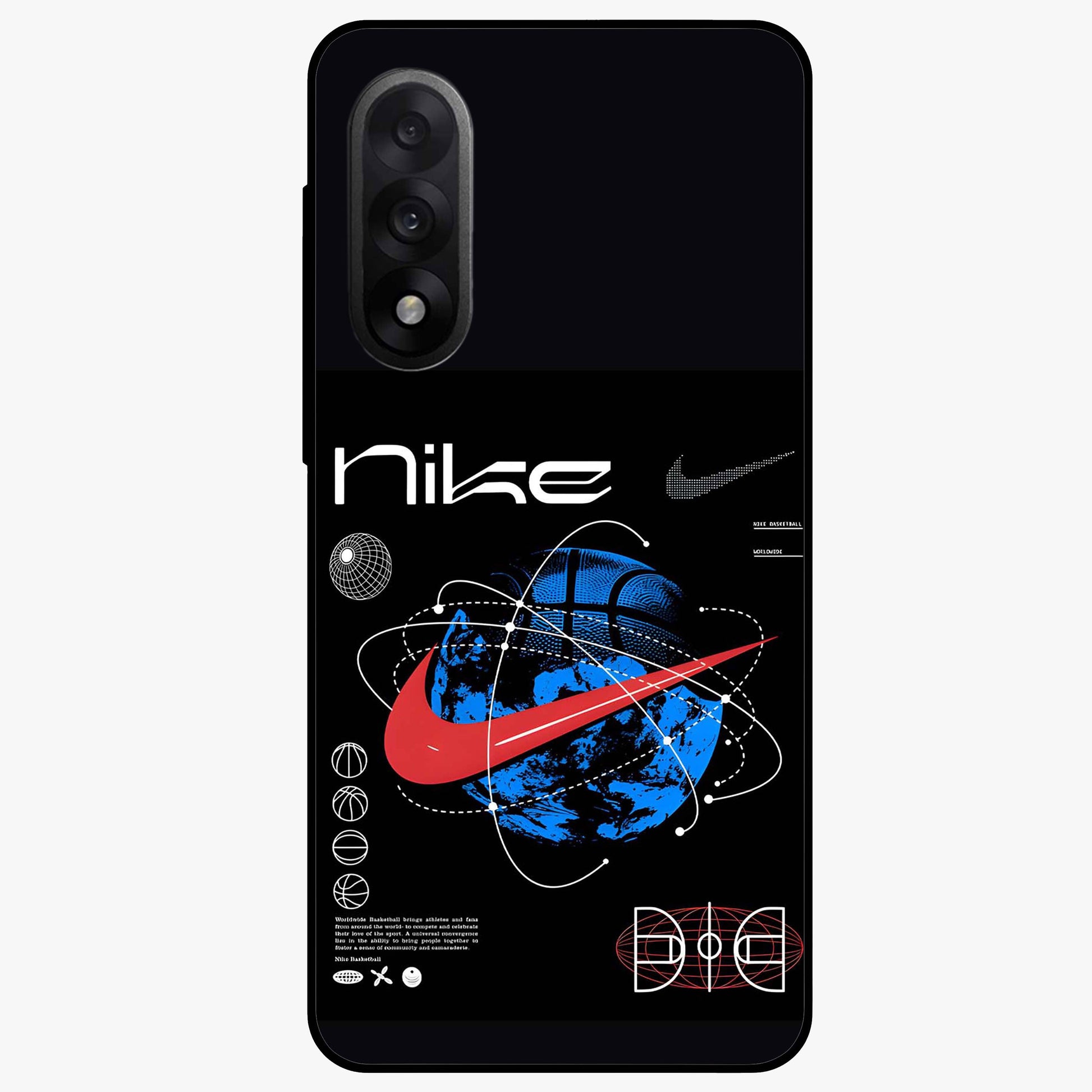 Gravity Sports Fusion Glass Case for 1+Nord 5 dynamic front view featuring bold sports inspired fusion artwork