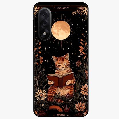 Magical Cat Chronicle Glass Case for 1+Nord 5 stylish front view featuring bold modern artistic artwork
