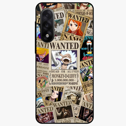 Pirate Wanted Legends Glass Case for 1+Nord 5 bold front view featuring legendary pirate themed artwork