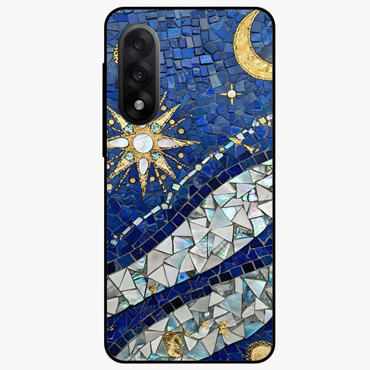 Serene Crane Flight Glass Case for 1+Nord 5 graceful front view featuring crane bird artwork in calm tones